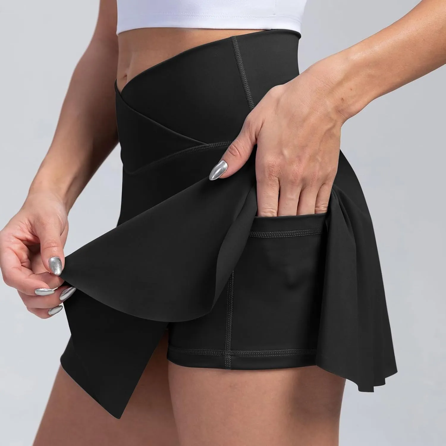 Tennis Skirts for Women with Pockets Shorts Athletic Golf Skorts Skirts for Women High Waisted Sport Workout Skorts