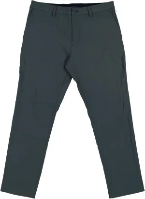 Tommy Hilfiger Mens Slim Fit Flat Front Performance Chino Pants (38x32, Dark Gray)
