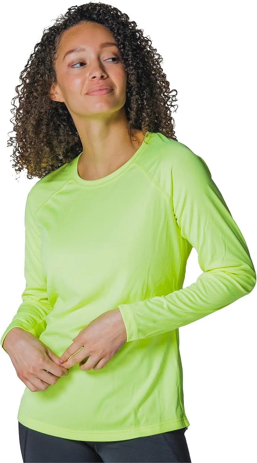 Vapor Apparel Womens UPF 50  UV Sun Protection Long Sleeve Performance Regular Fit T-Shirt for Sports and Outdoor