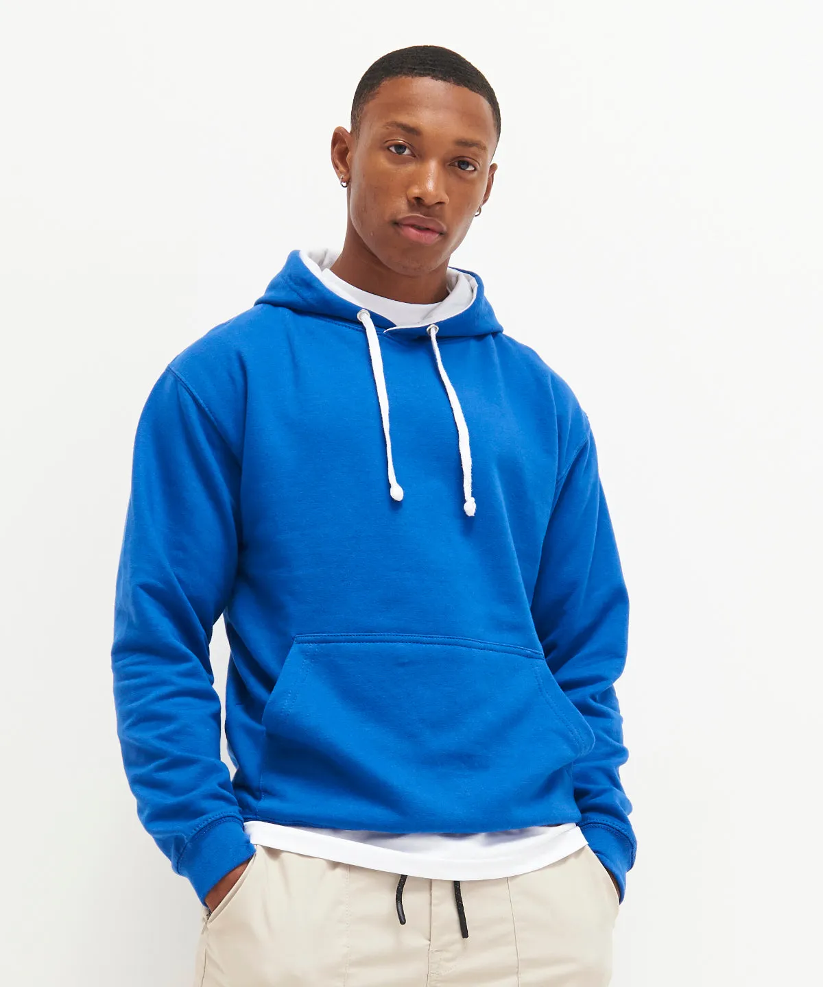Varsity hoodie | Royal Blue/Arctic White