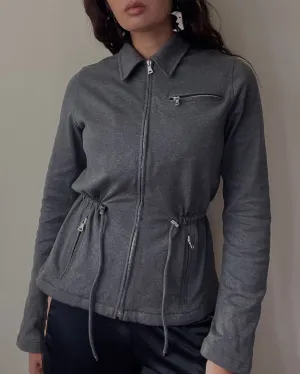 Vintage Prada Cotton Knit Zip Jacket