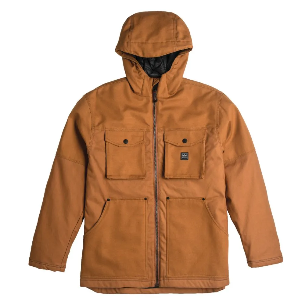 Walls Men's Edgewood Waterproof Duck Insulated Work Coat - Brown YC12