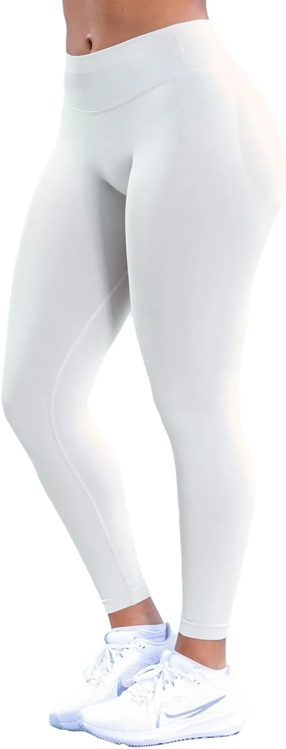 Wavar Hidden Butt Scrunch Leggings for Women Butt Lifting Low Waisted Gym Yoga Pants with Tummy Control