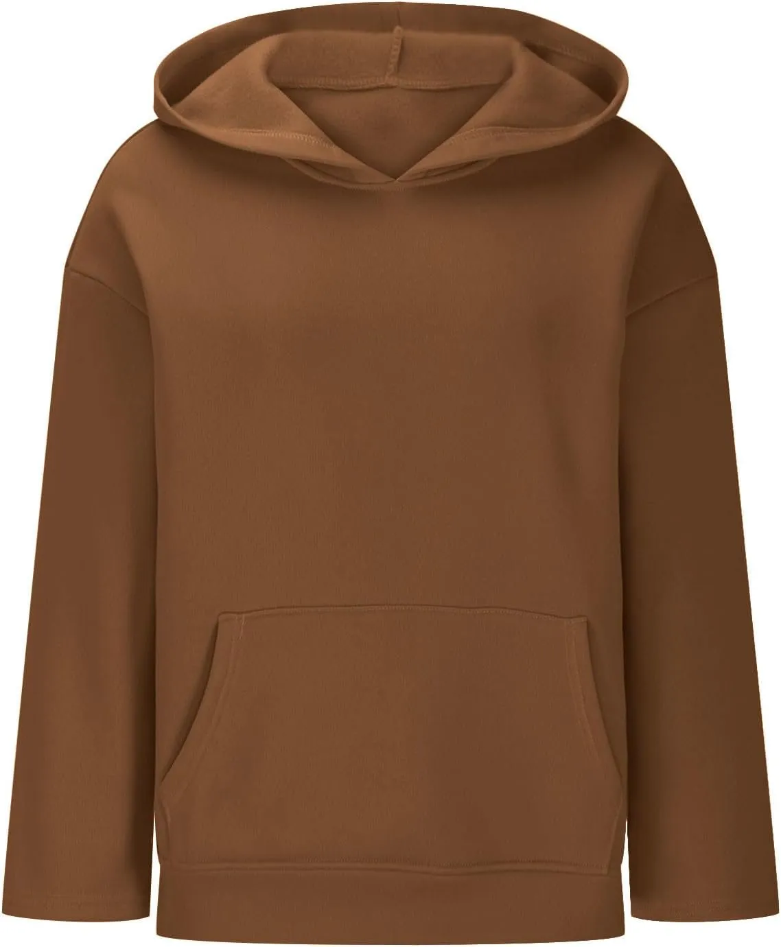 Women Hoodies Oversized Sweatshirts Pullover Fleece Sweater Long Sleeve With Pockets Casual Winter Fall Y2k Clothes