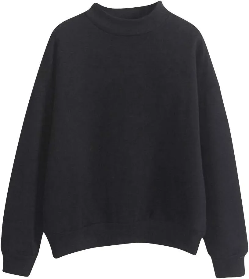 Women Long Sleeve Lightweight Sweatshirts Round Neck Plus Size Pullover Oversized Fashion Womens Hoodies