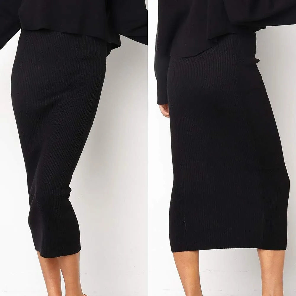 Women's Elastic High Waist Pleated A-Line Flared Maxi Skirts Women Fashion Ladys Skirt High Waist Skirt Midi