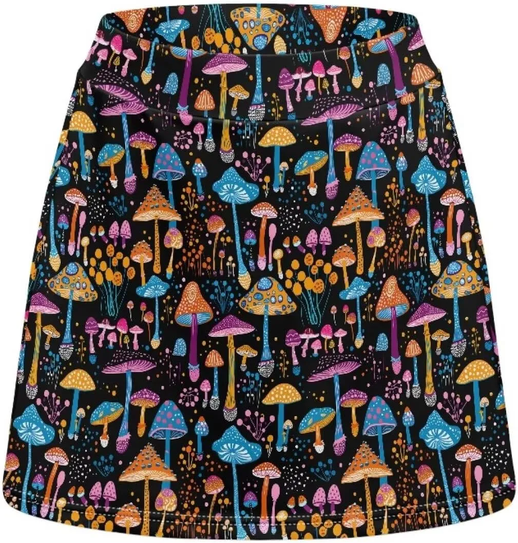 Women's Golf Skirt Athletic Skort Lightweight High Waisted Tennis Skirts with Pocket Shorts for Workout Sports