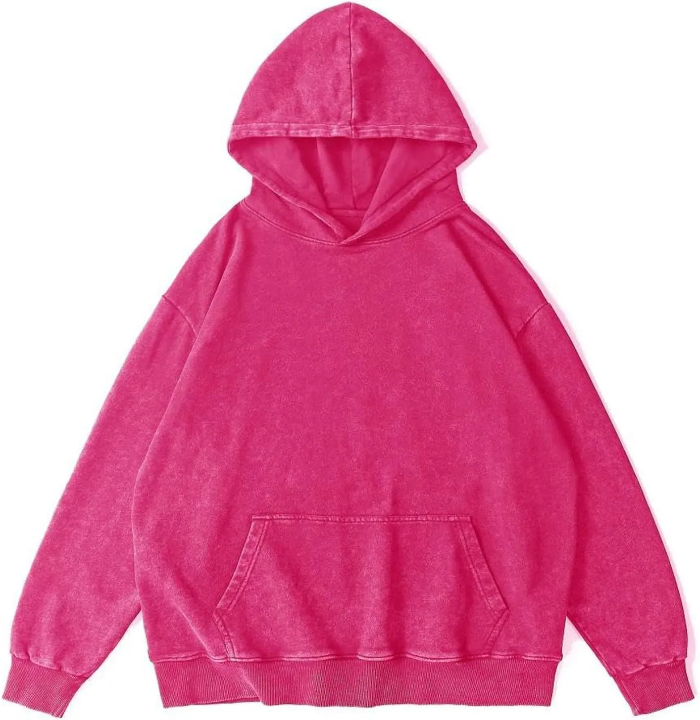 Women's Oversized Vintage Hooded Sweatshirts Acid Wash Loose Fit Baggy Trendy Casual Pullover Hoodies 2024