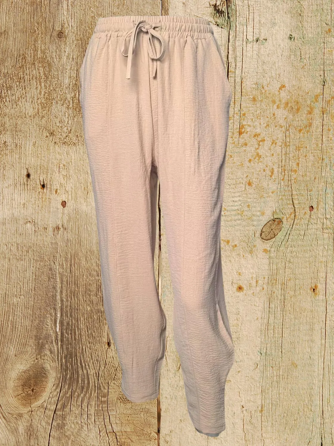Women's Summer High Waisted Baggy Harem Pants Casual Ankle Length Trouser Slacks with Pockets