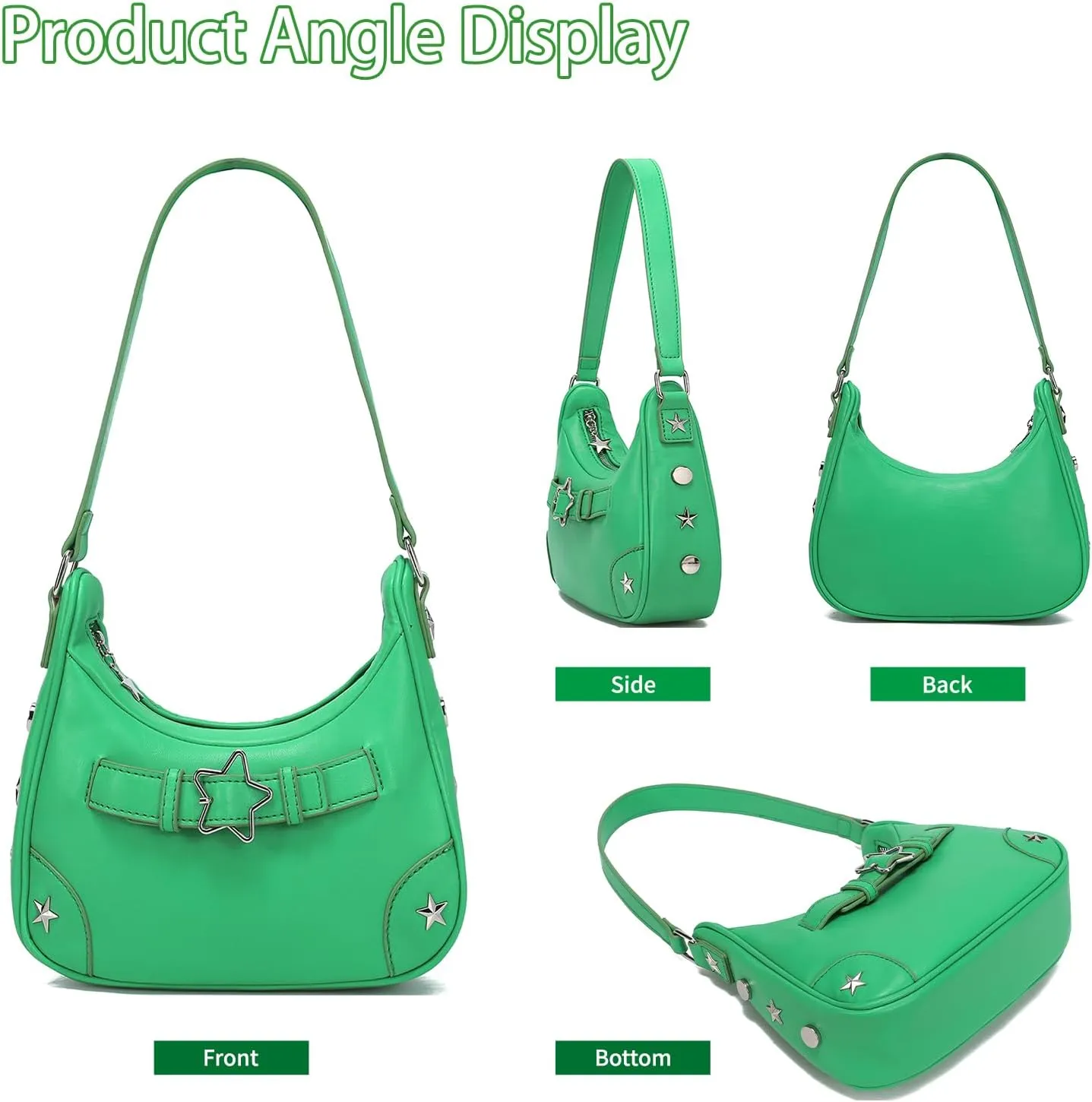 YIKOEE Shoulder Bag Y2k Purse: 90s Mini Underarm Bag - Cute Small Purse