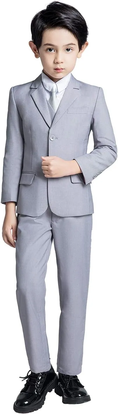 YuanLu Boys Suit for Kids Ring Bearer Outfit Suit Set Dress Clothes for Boy Wedding Suits Set