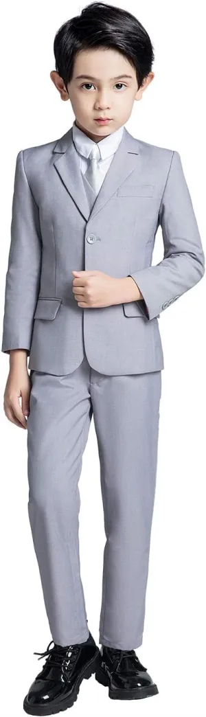 YuanLu Boys Suit for Kids Ring Bearer Outfit Suit Set Dress Clothes for Boy Wedding Suits Set